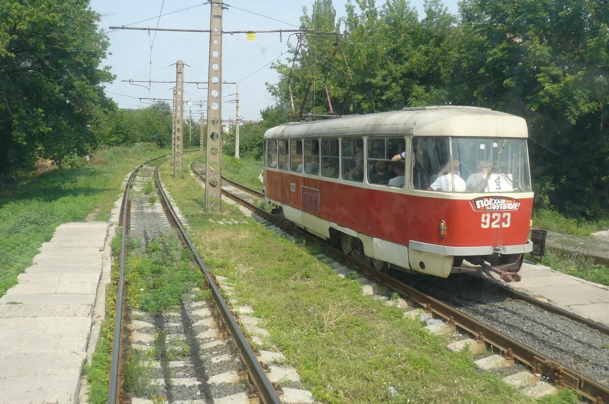 Трамвай Tatra T3 · липень 2012