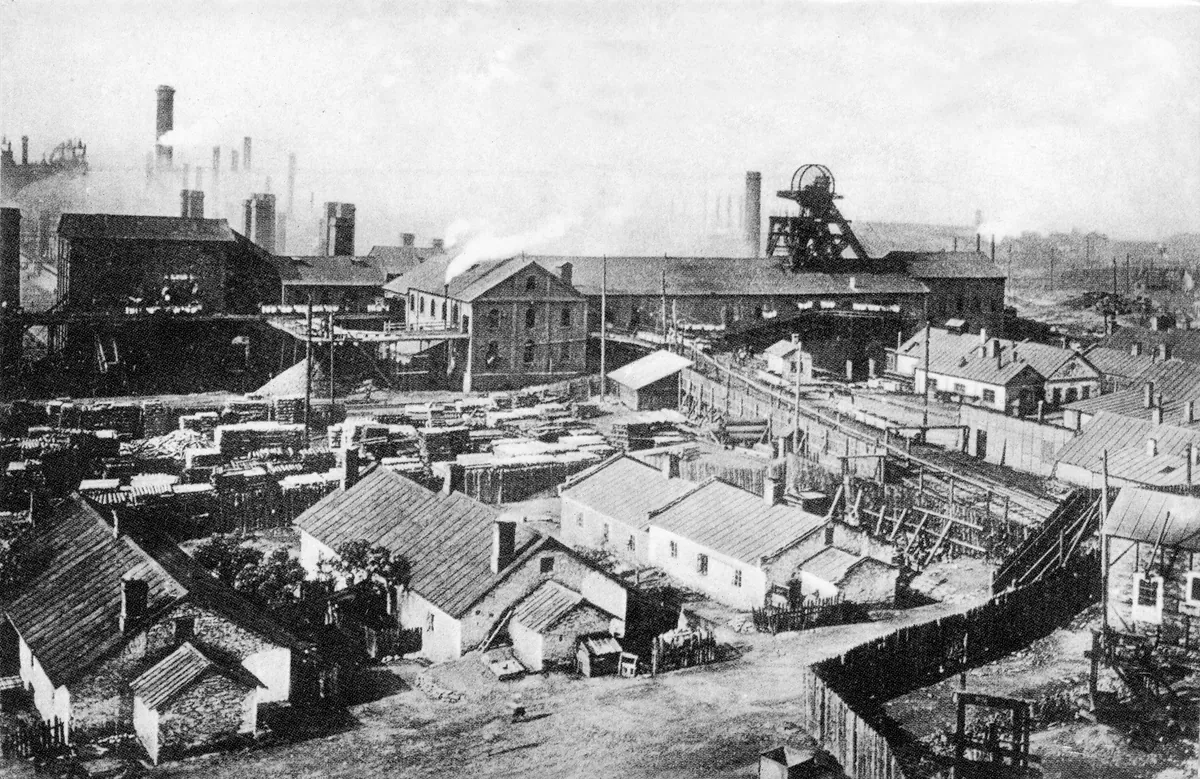 Шахта · старий знімок · Юзівка · 1904