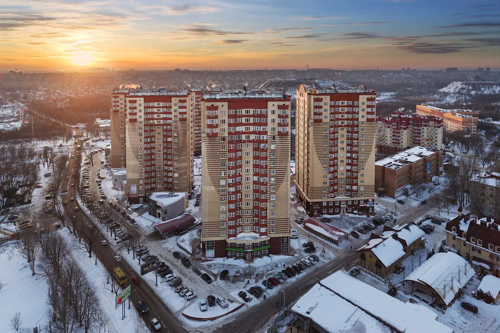 Нові квартали · зимовий захід · Донецьк