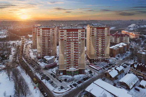 Нові квартали · зимовий захід · Донецьк