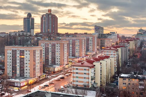 Донецьк · вечірнє місто
